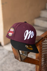 New Era Diablos Rojos Del Mexico Grey UV (Maroon/Black) 59Fifty Fitted