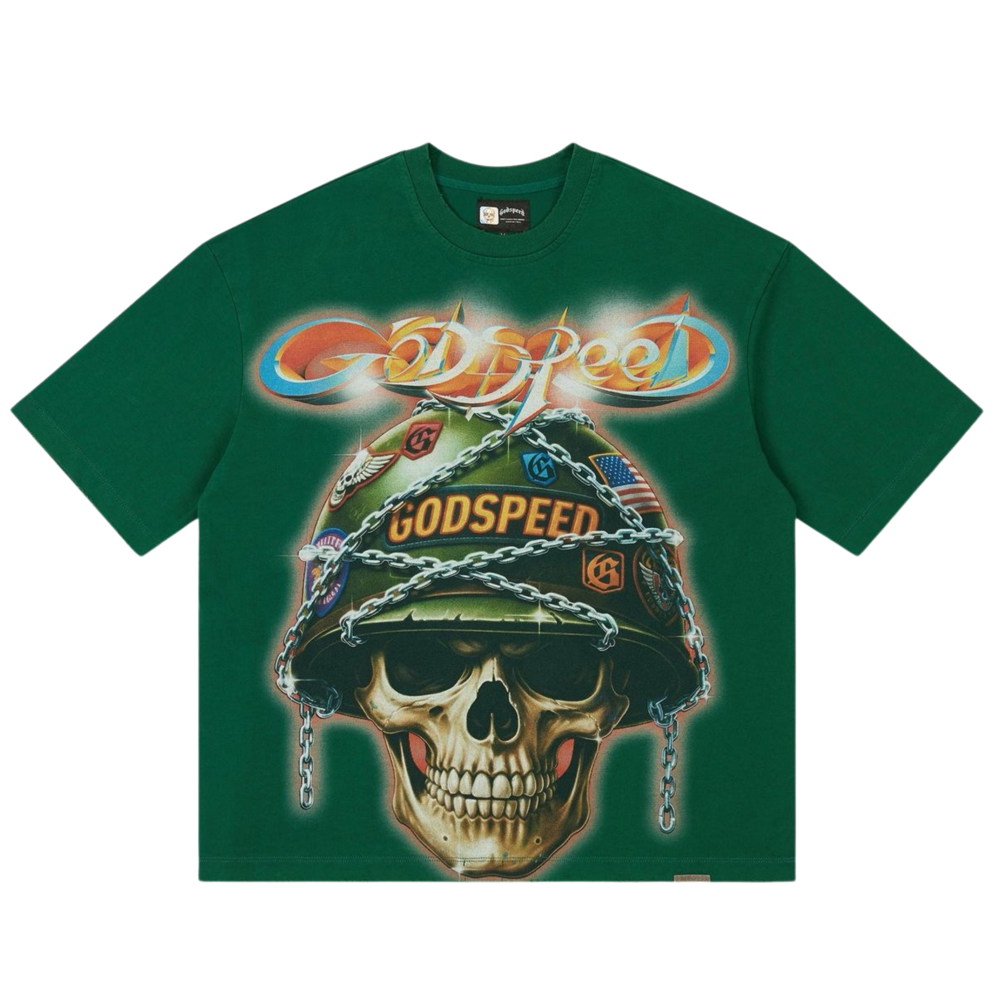 Godspeed "Badges of Honor" T-shirt (Green)