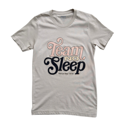 Outrank Team No Sleep T-shirt (Ivory/Pepper)
