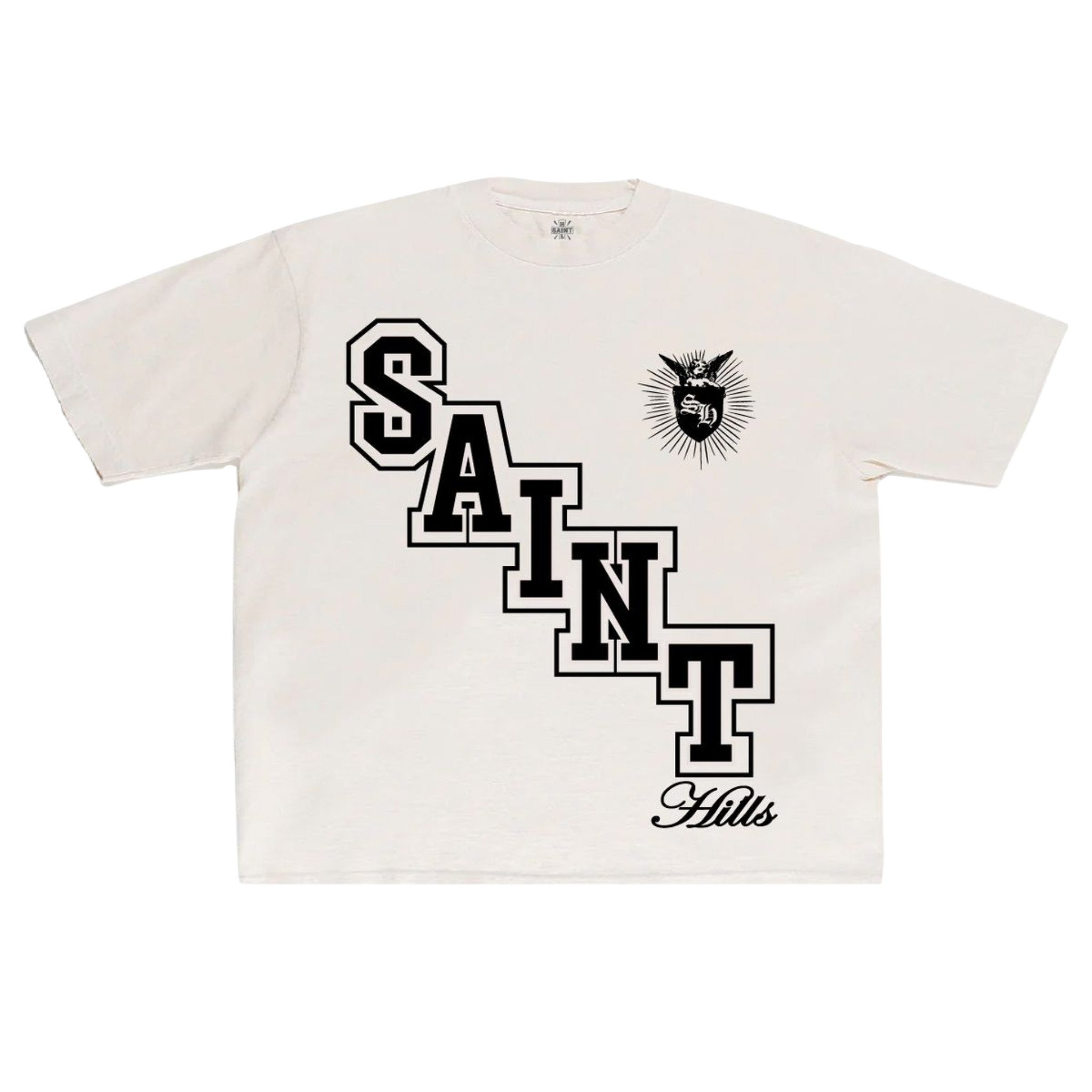 Saint Hills 'College Crest' Tee (White)