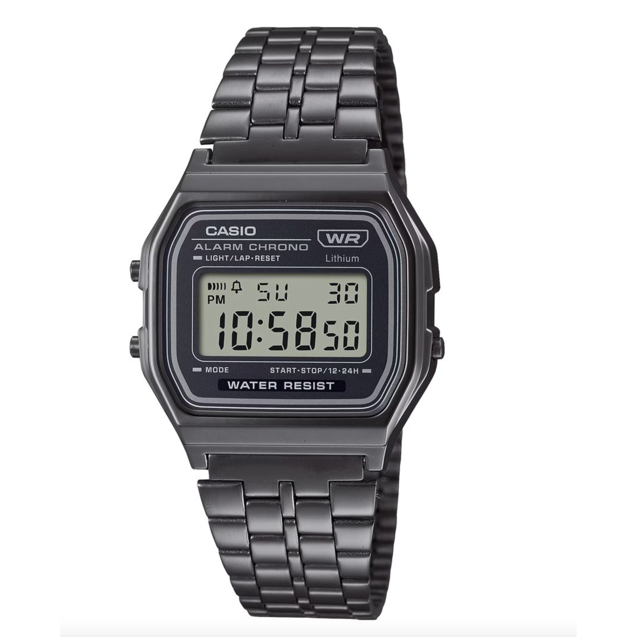 Casio Vintage A158WETB-1A Black Digital Watch - Casio