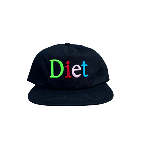Diet Starts Monday Apple Hat (Black)