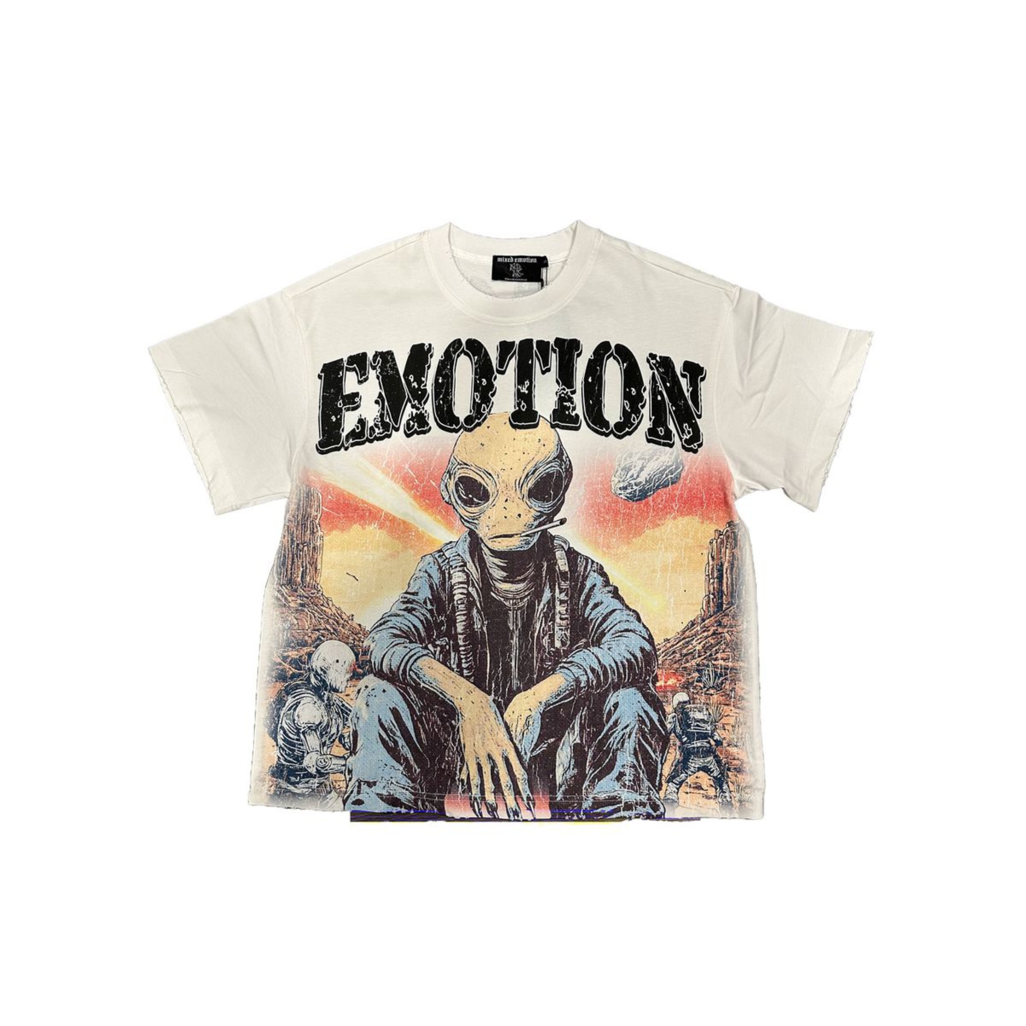 Mixed Emotion "Invasion" Tee (White)