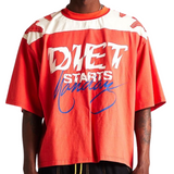 DSM "Yoke" Tee- Red - Diet Starts Monday