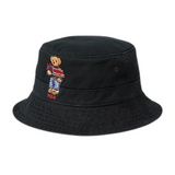 Polo Ralph Lauren Polo Bear Twill Bucket Hat (Black) - Polo Ralph Lauren