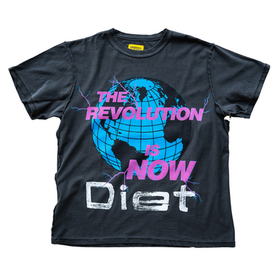 Diet Starts Monday Revolution Shirt (Vintage Black) - Diet Starts Monday