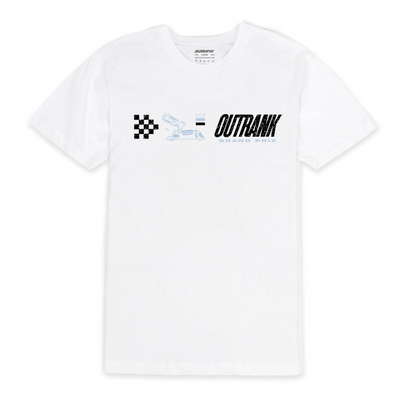 Outrank Race Crew T-Shirt (White)