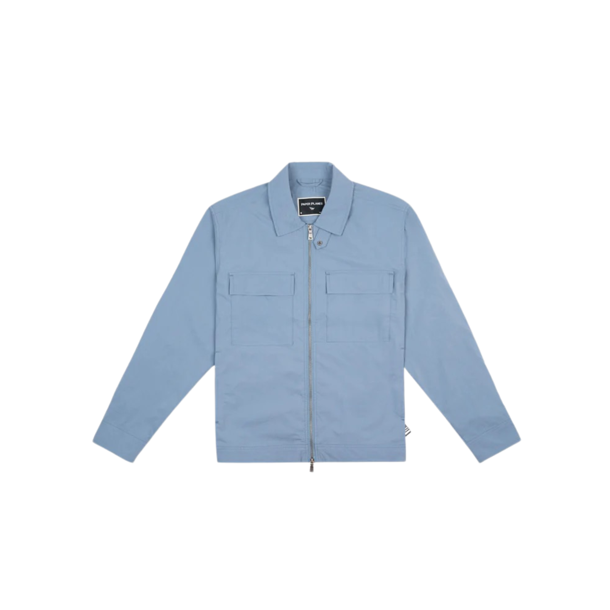 Paper Planes Logo Utility Jacket (Steel Blue) - Paper Plane