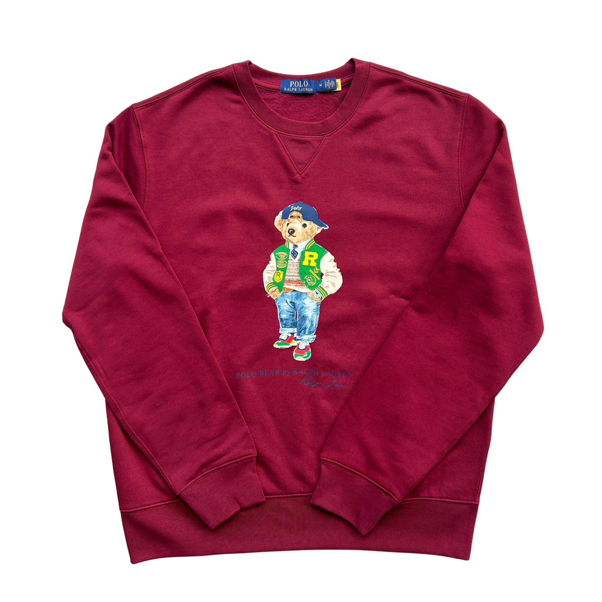 Polo Ralph Lauren Jersey Sweatshirt (Burgundy) - Polo Ralph Lauren