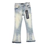 Kids Valabasas 'VPLAY JR.EXTENDO" Stacked Jeans (Light Blue)