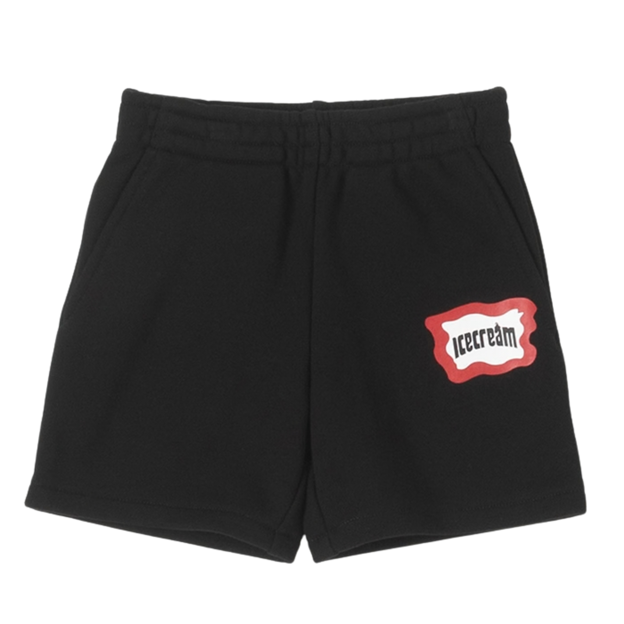Kids Icecream "Saucer" Shorts (Black) - Ice Cream