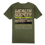 Outrank "Wealth Society" Tee (Olive)