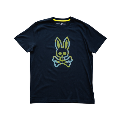 Psycho Bunny Apple Valley High Density Graphic Tee (Navy) - Psycho Bunny