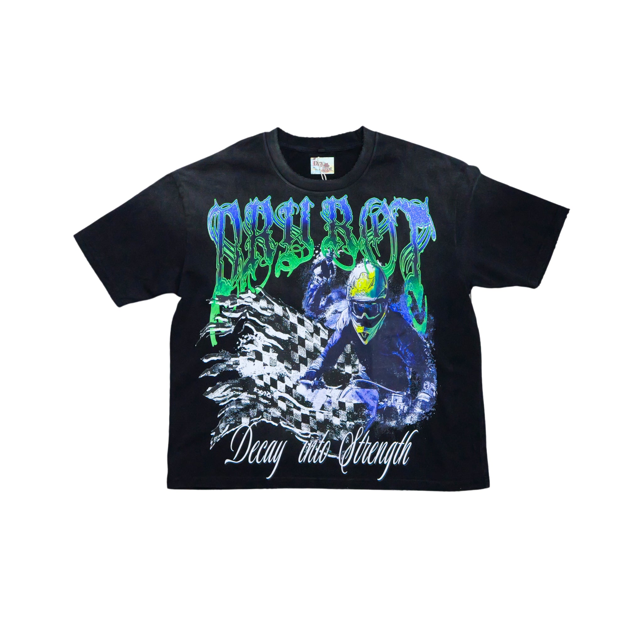 Dry Rot Motto T-shirt (Black) - Dry Rot