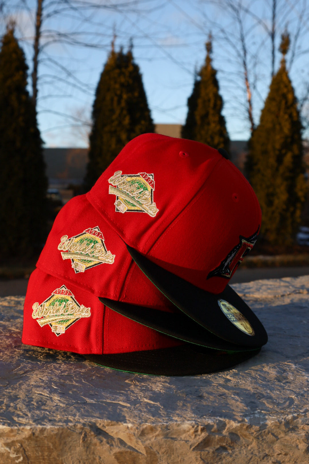 New Era Florida Marlins 1997 World Series Green UV 59Fifty Fitted (Red/Black) - New Era