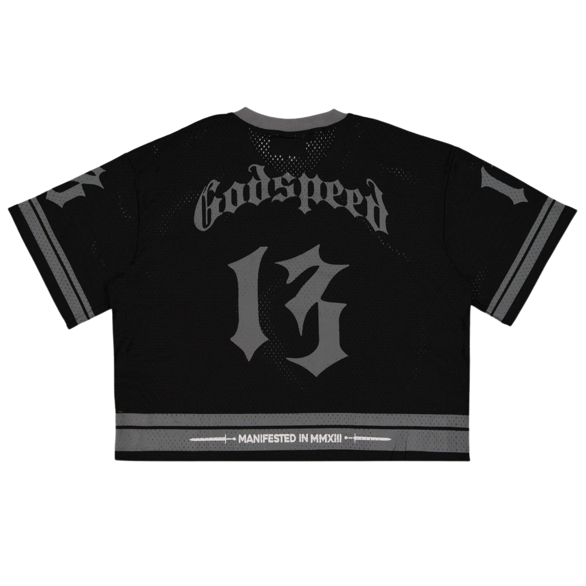 Godspeed "First Down Jersey" (Black/Grey) - Godspeed