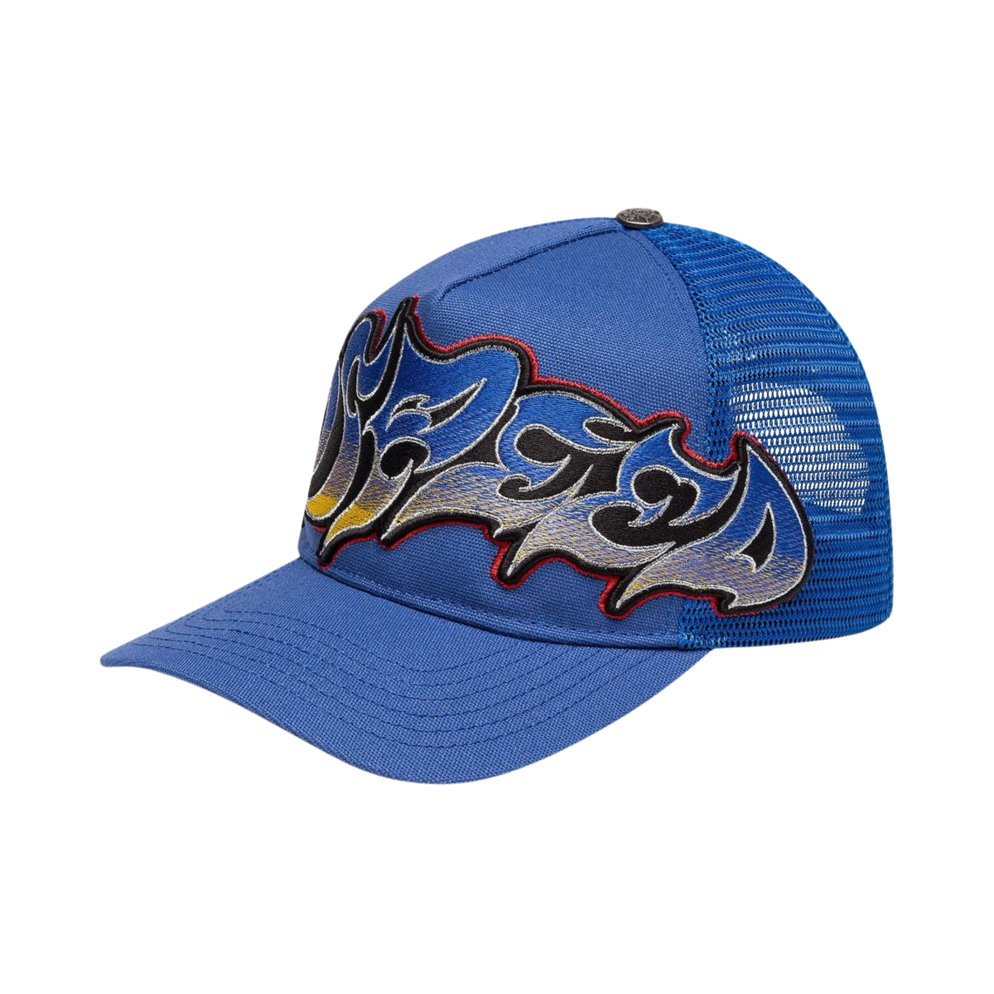 Godspeed GS Neo Trucker Hat (Blue/Yellow/Red) - Godspeed