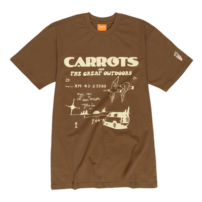 Anwar Carrots Great Outdoors T-shirt (Brown) - Anwar Carrots