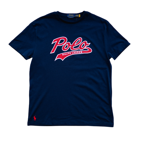 Polo Ralph Lauren Script Logo T-Shirt (Navy) - Polo Ralph Lauren