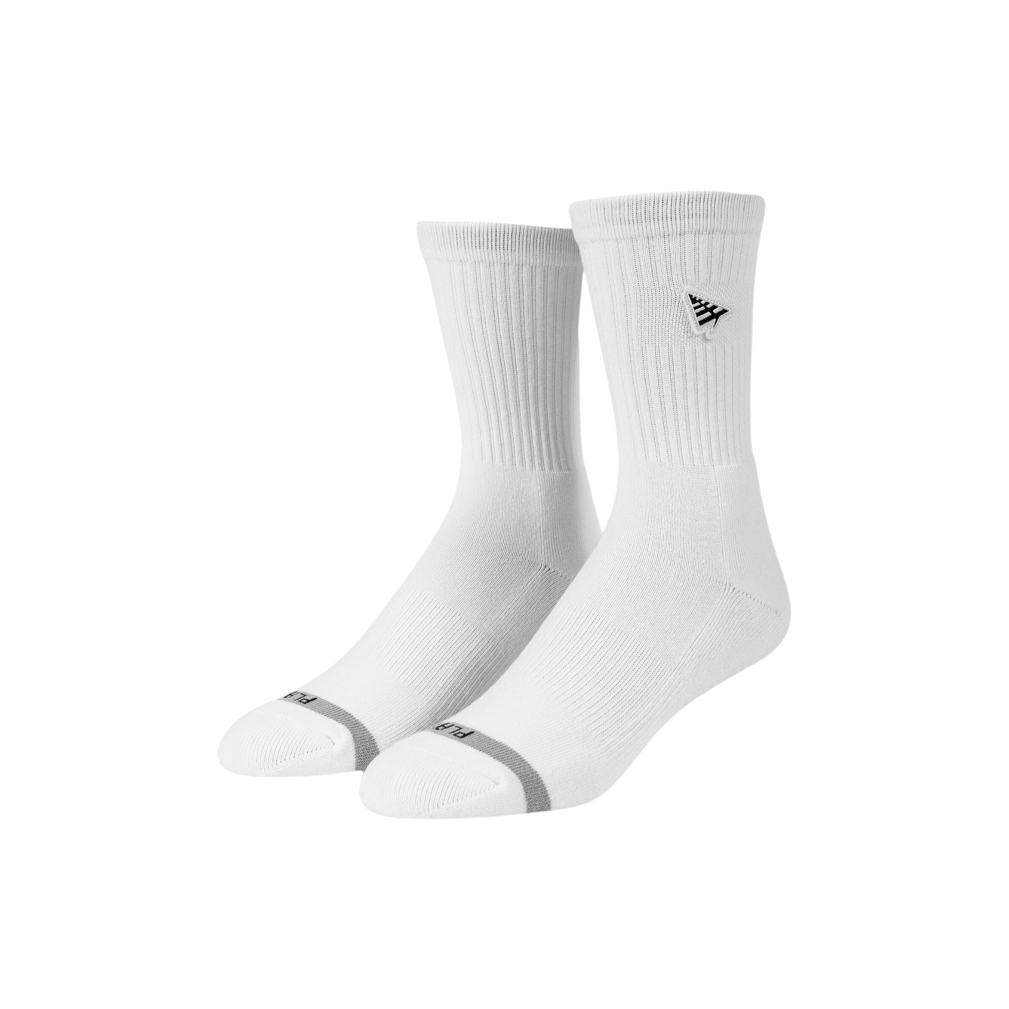 Paper Plane Icon II Socks (White) - Paper Plane