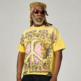 DUAA "Peace" SS Tee (Yellow) - DUAA