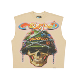 Godspeed Badges of Honor Sleeveless (Bone) - Godspeed