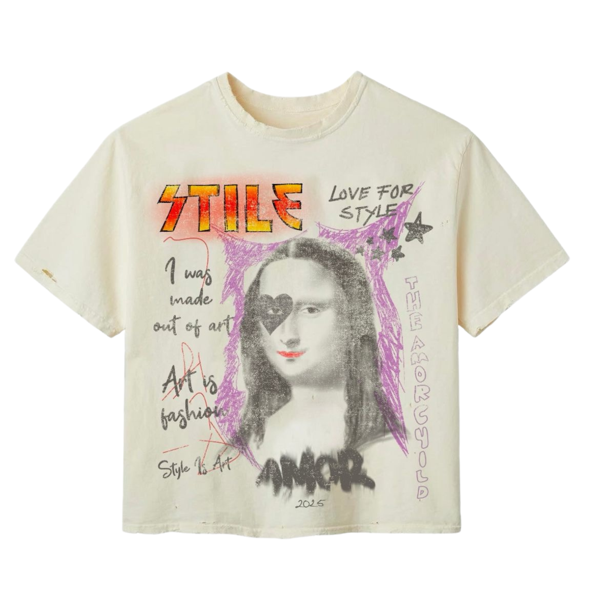 Stile De Amor "MONALISA" Tee (Cream)