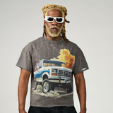 DUAA "Pull Up" SS Tee (Grey) - DUAA