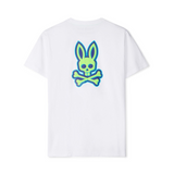 Psycho Bunny Sloan Back Graphic Tee (White) - Psycho Bunny