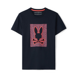 Psycho Bunny Livingston Graphic Tee (Navy) - Psycho Bunny