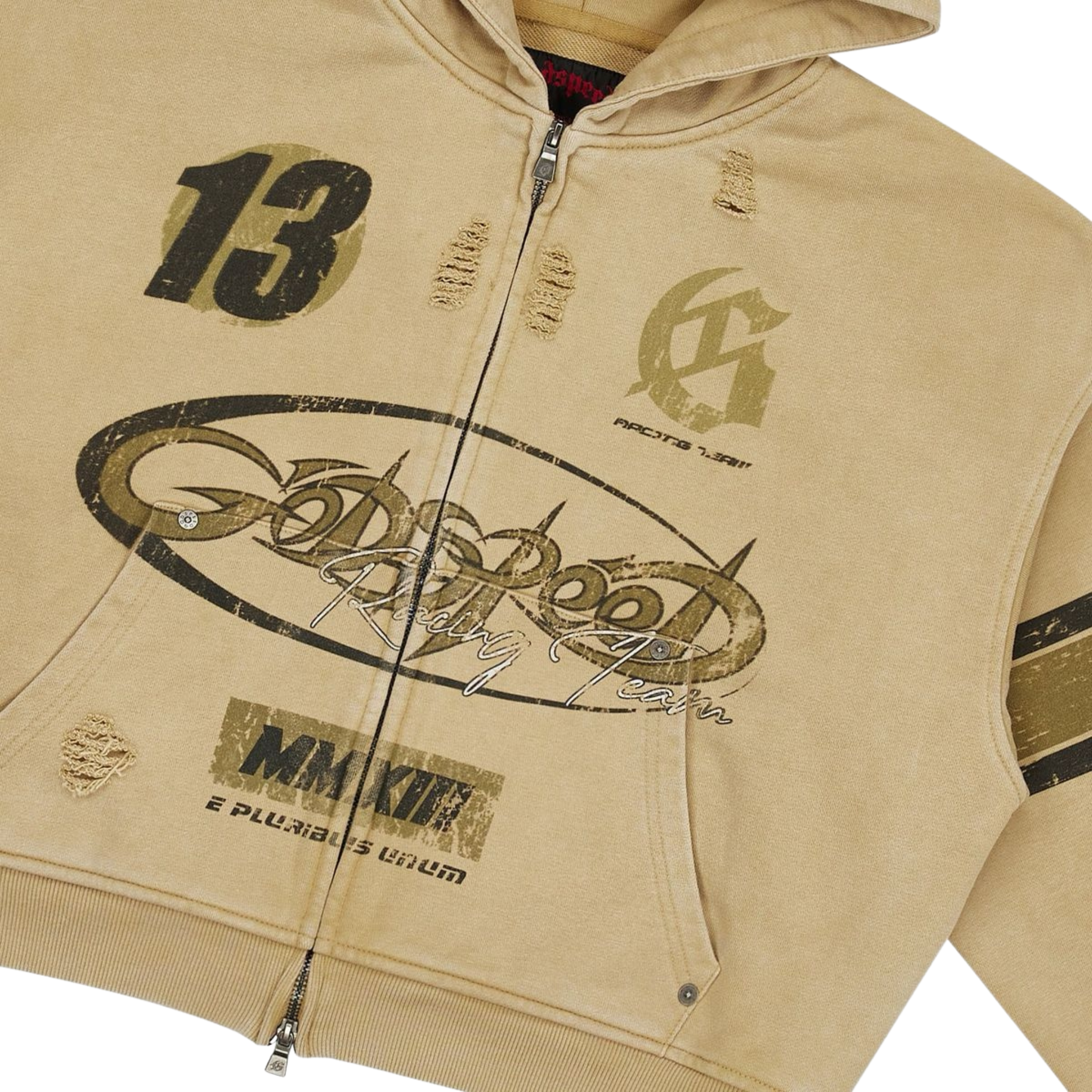 Godspeed Speedway Zip Hoodie (Sand) BOOM26
