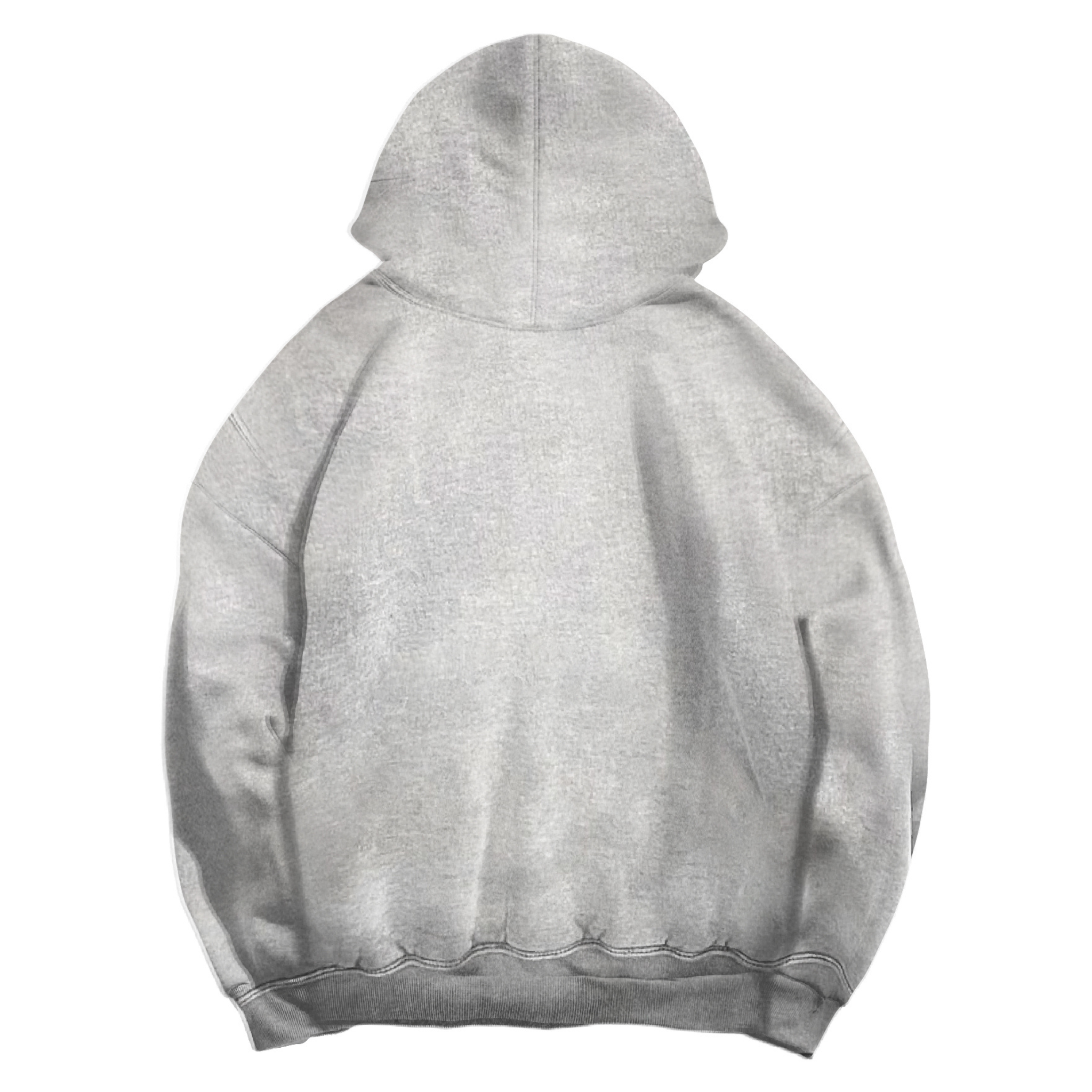 Purple Brand Wordmark Drip Grey Hoodie (P447-HHGW124) - PURPLE BRAND