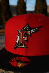 New Era Florida Marlins 1997 World Series Green UV 59Fifty Fitted (Red/Black) - New Era