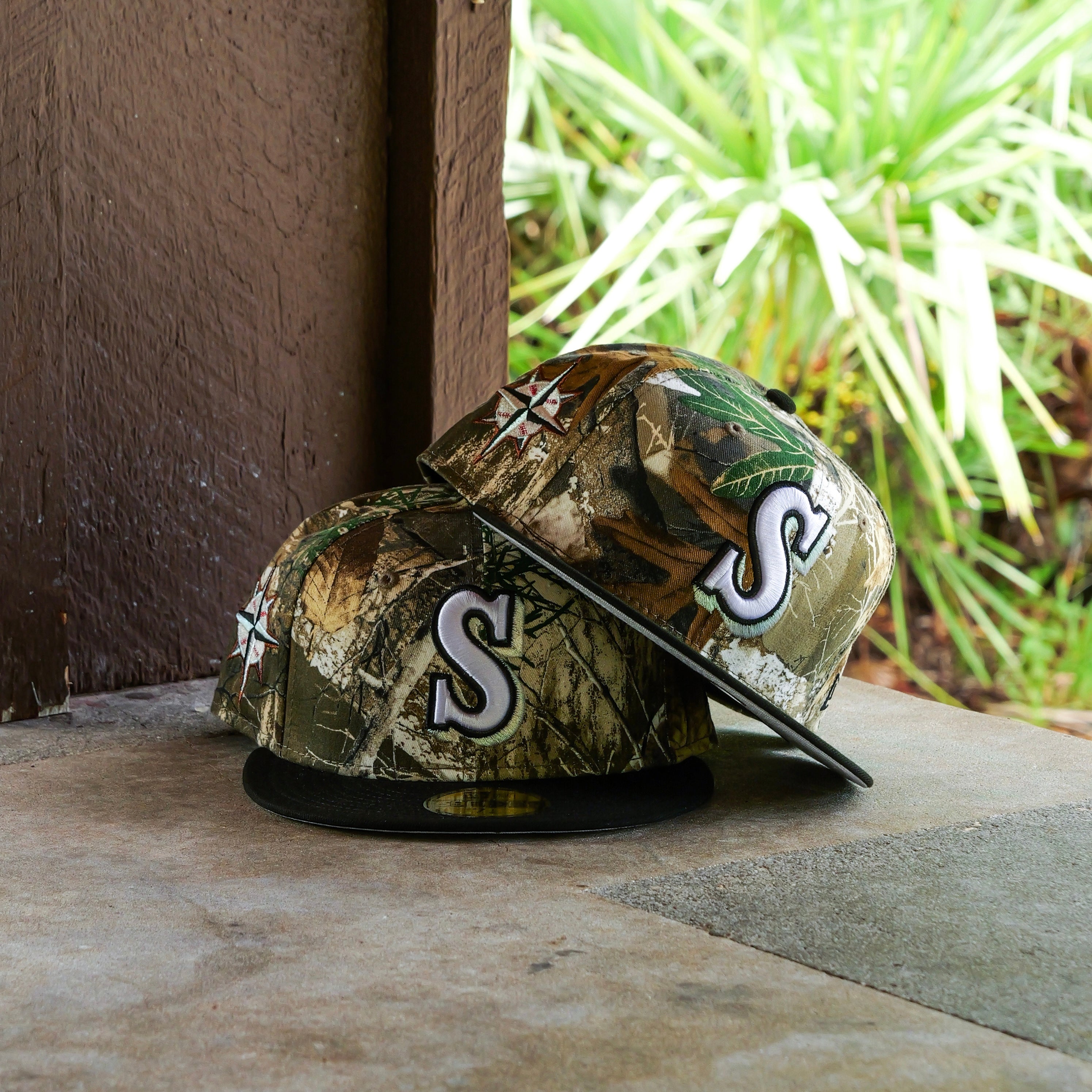 New Era Seattle Mariners Compass Side Patch Fitted - New Era