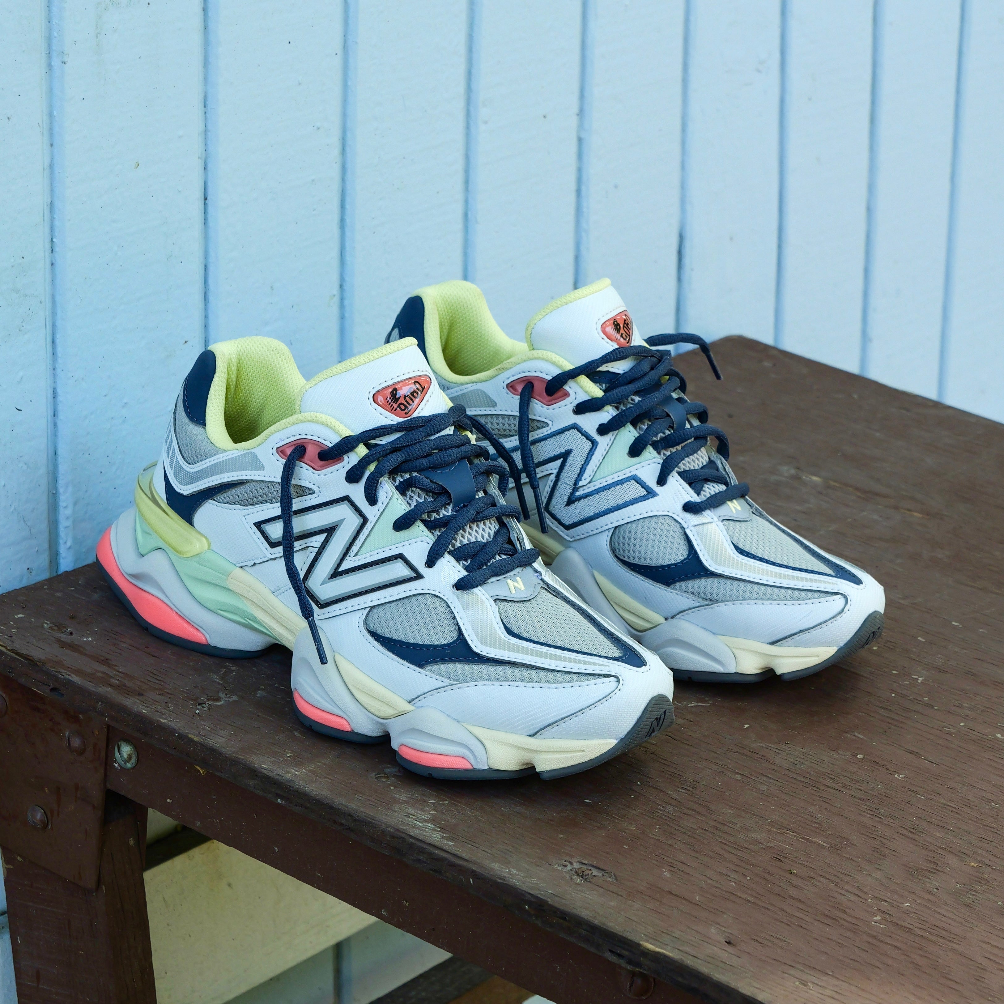 New Balance 9060 (Grey/Yellow/Navy) - U9060TMB - New balance