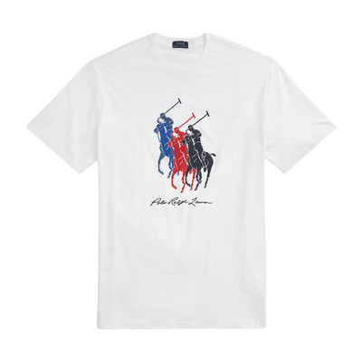 Polo Ralph Lauren Big Pony Jersey T-Shirt (White) - Polo Ralph Lauren