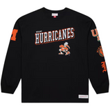 Mitchell & Ness Authentic Men's "Miami Hurricanes Training Camp" LS (Black) - Mitchell & Ness