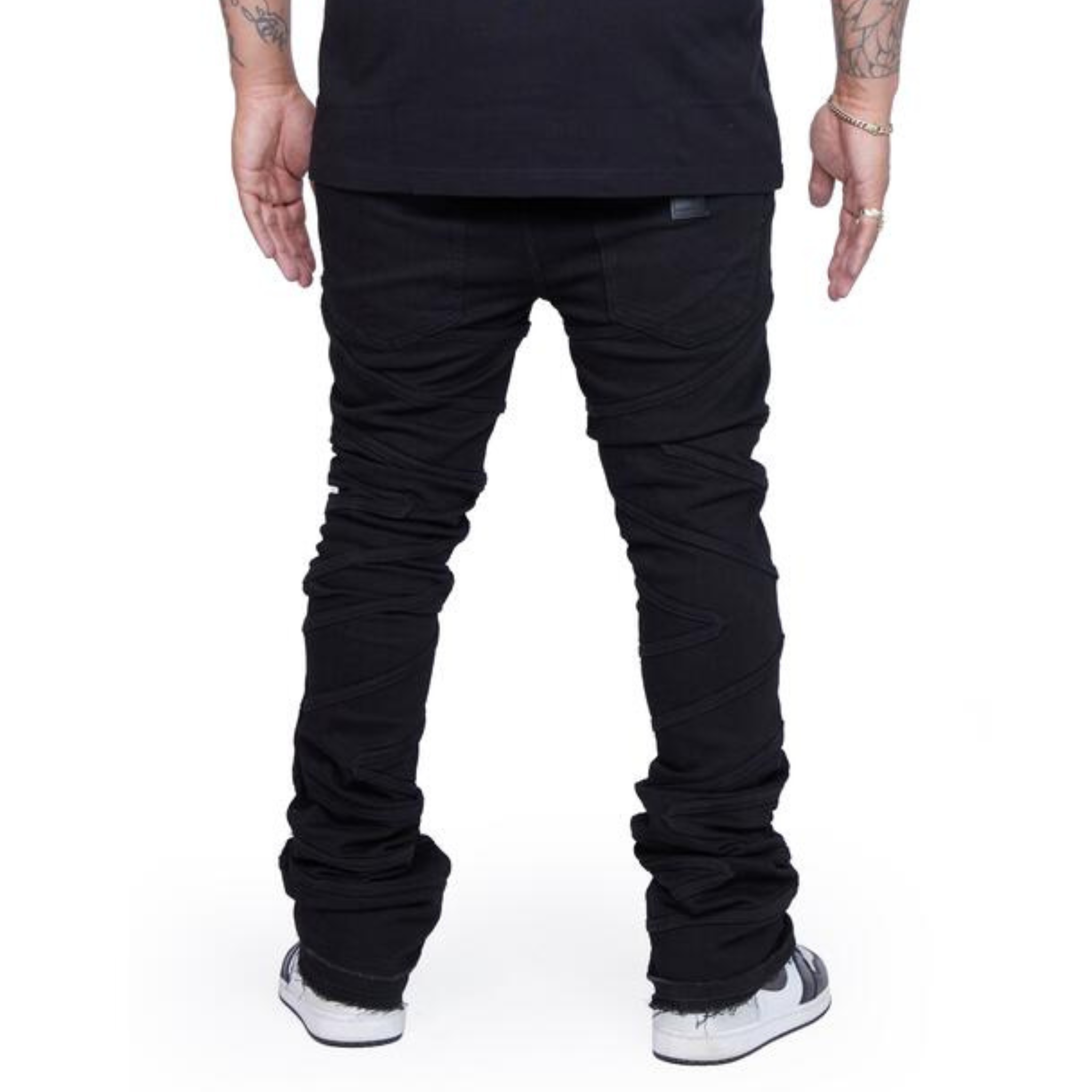 VALABASAS Mr.Extendo 2.0 Stacked Denim (Black) - VALABASAS