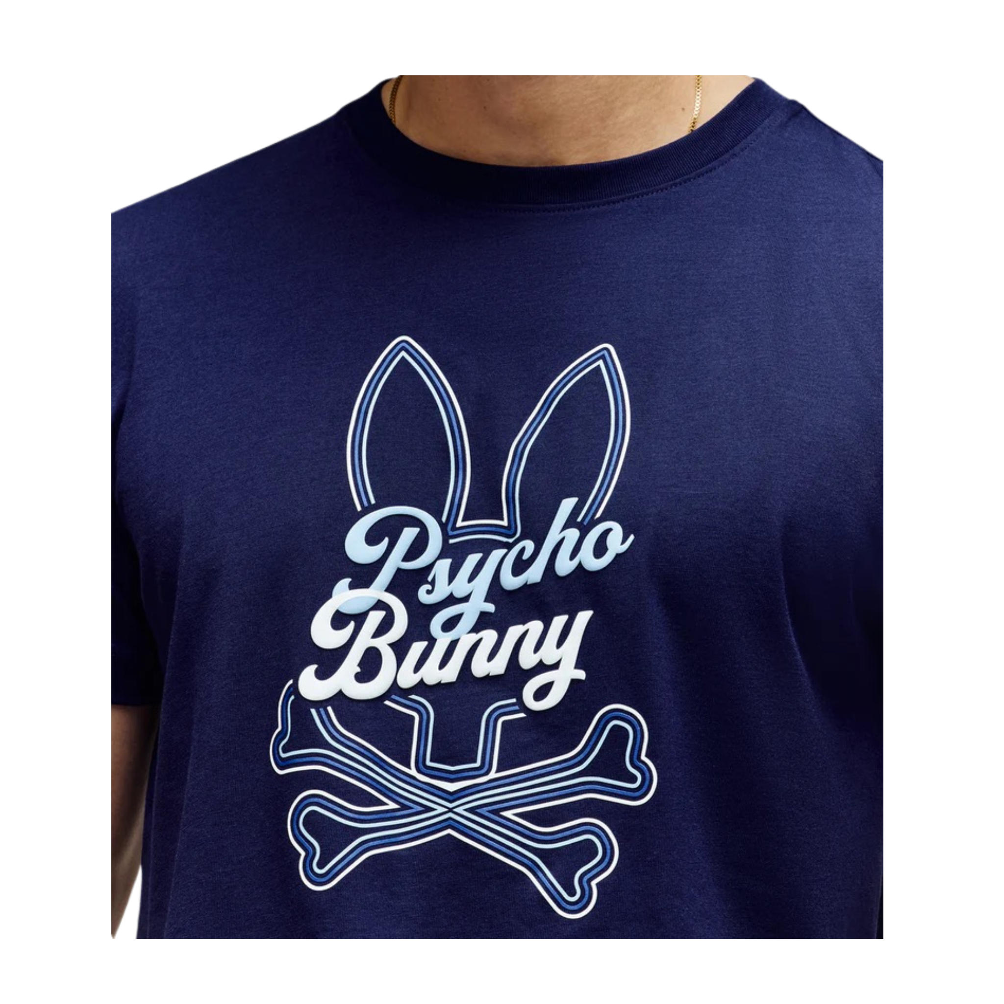 Psycho Bunny "Garret" Graphic Tee (White) - Psycho Bunny