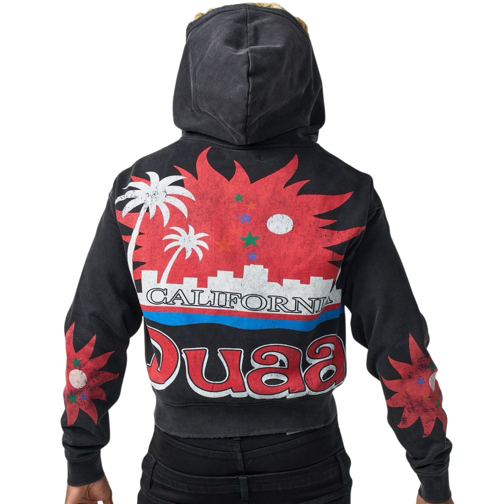 DUAA "Dreams" Zip Up Hoodie (Black)