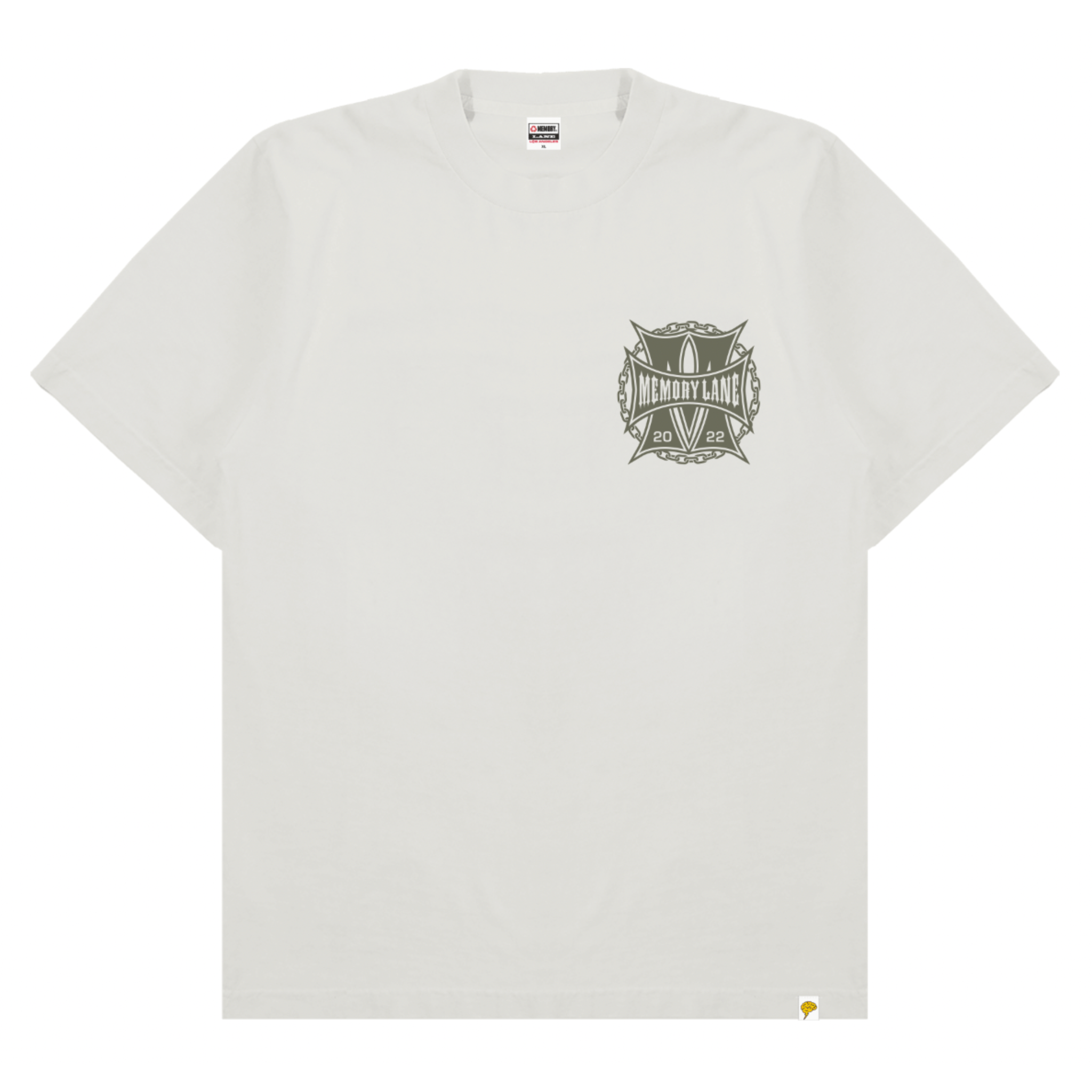 Memory Lane M Patch Tee (Off White)