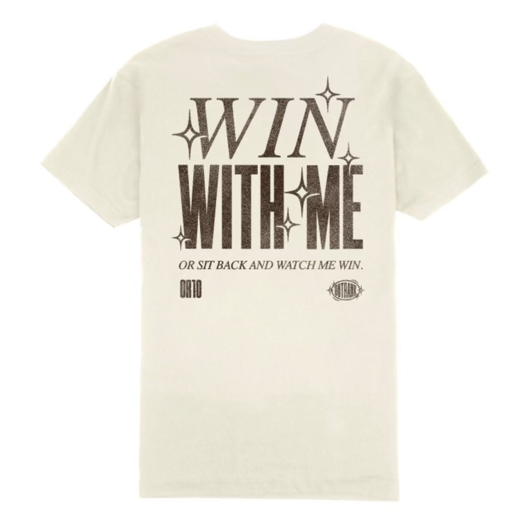 Outrank "Win With Me" Tee (Vintage White)