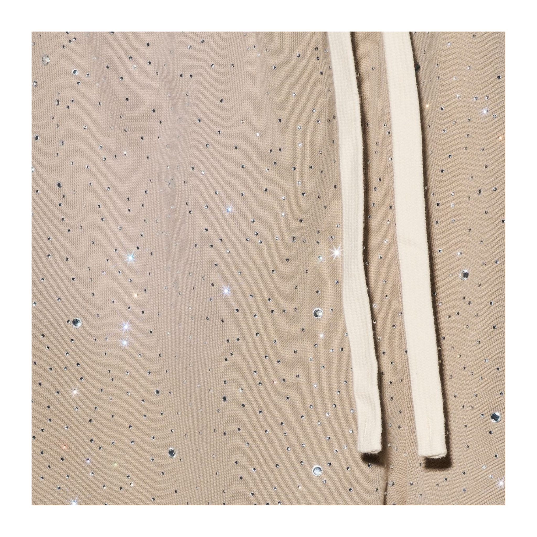 DUAA ''ENLIGHTEN'' BEIGE STONE SWEAT SHORT - DUAA