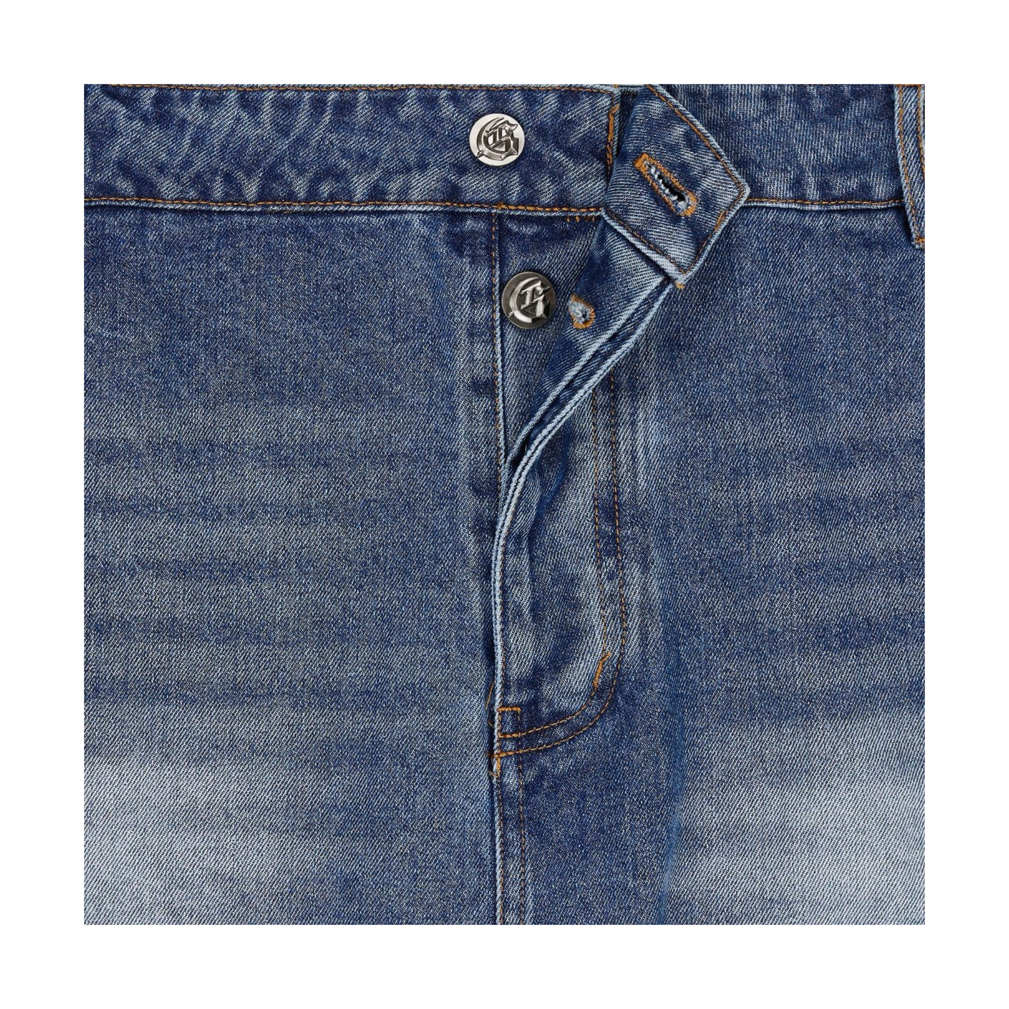 Godspeed "Utility" Denim Shorts (Blue)