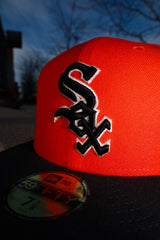 New Era Chicago White Sox 2005 World Series Side Patch Fitted (Orange/Black)