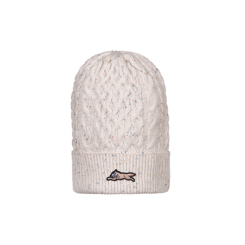 Ice Cream Cable Knit Hat (Whisper White) - Ice Cream