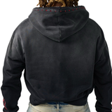 DUAA "Stamp" Zip Up Hoodie (Black)