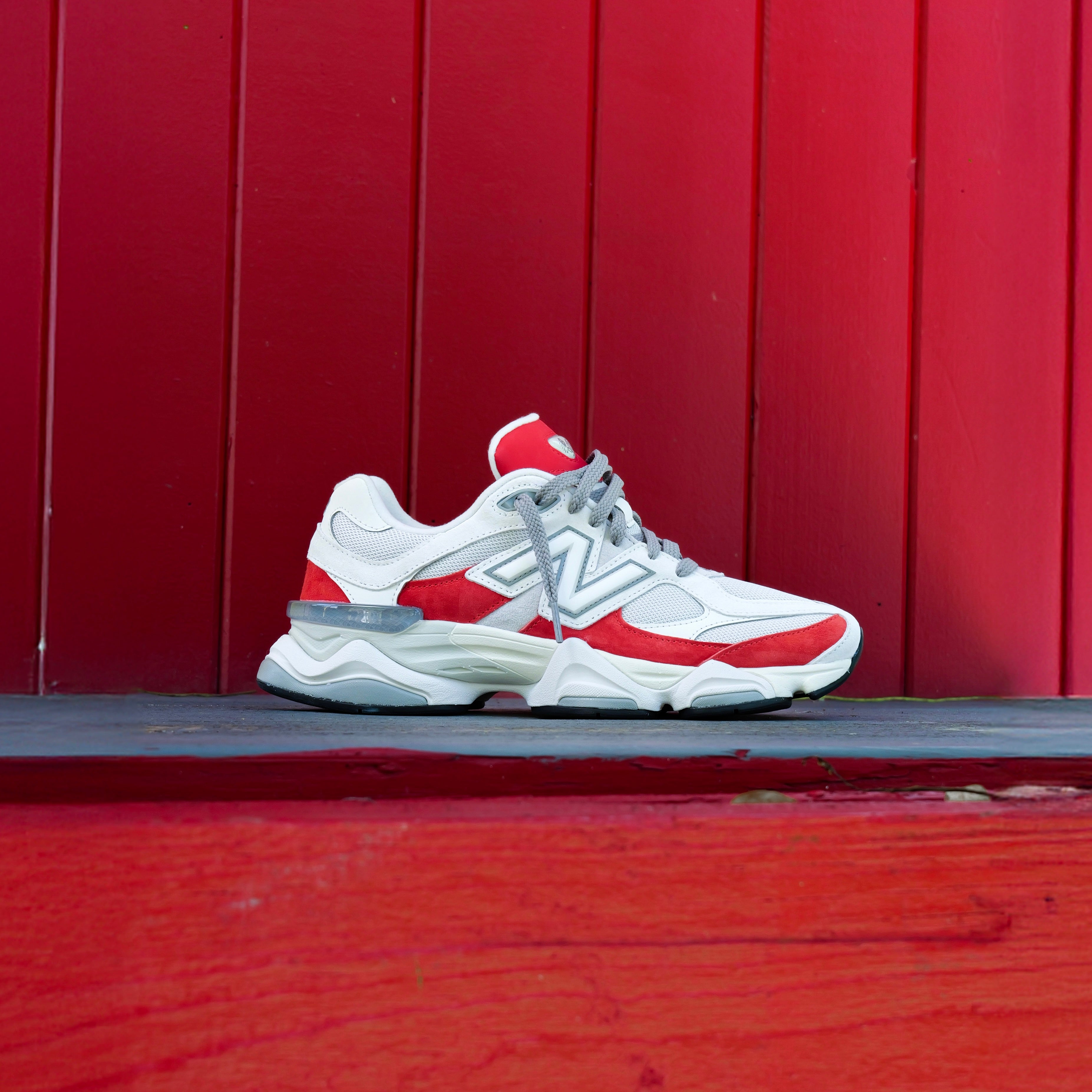New Balance 9060 (Grey/Red) - U9060JBE - New Balance