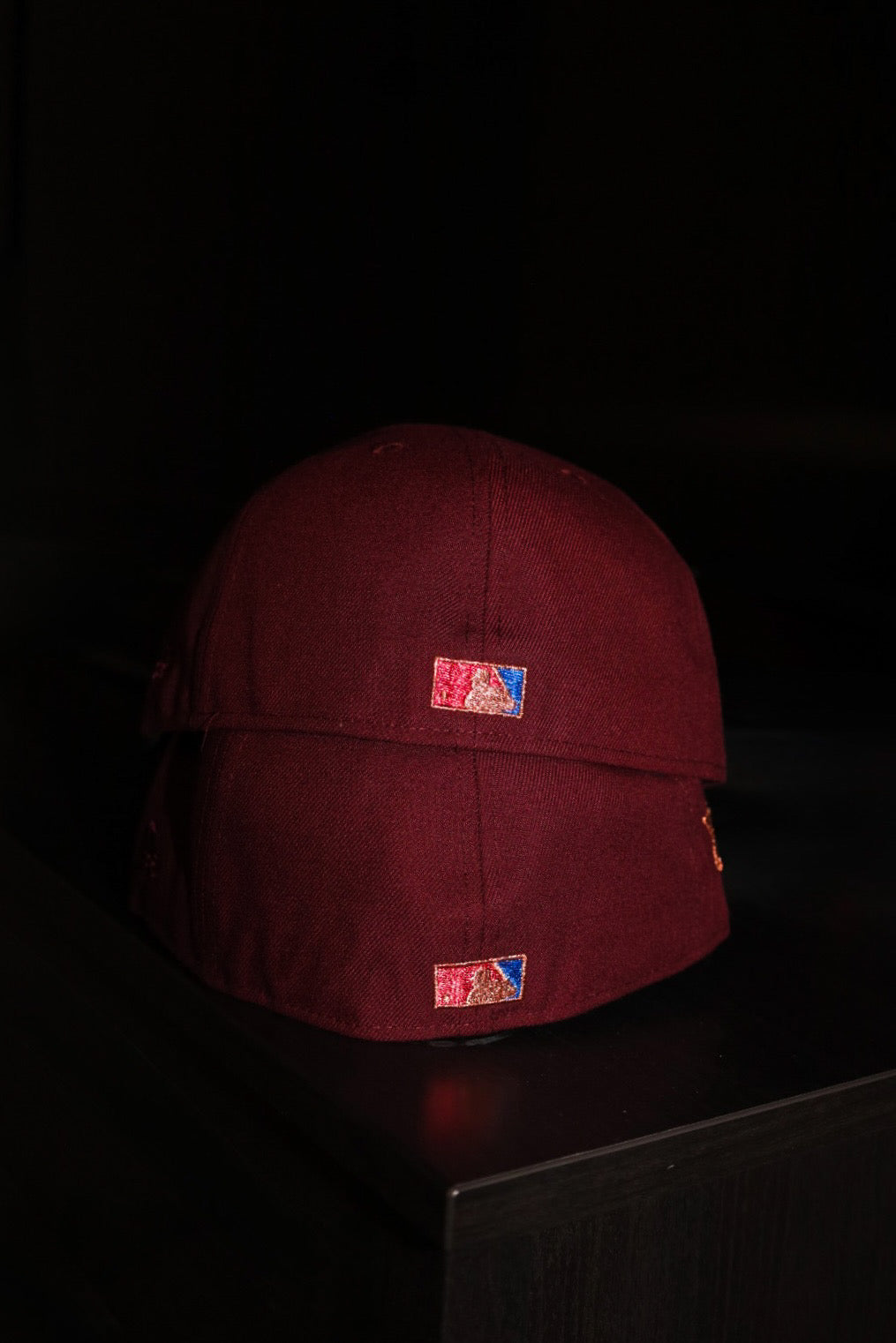 New Era Houston Astros 2005 World Series Side Patch Fitted (Maroon/Black) - New Era