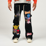 DUAA "Freedom" Black Pants - DUAA